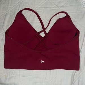 DSG red sports bra